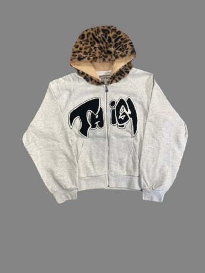 TAIGA LEPORD HOODIE!!!!-IYAMIUIO