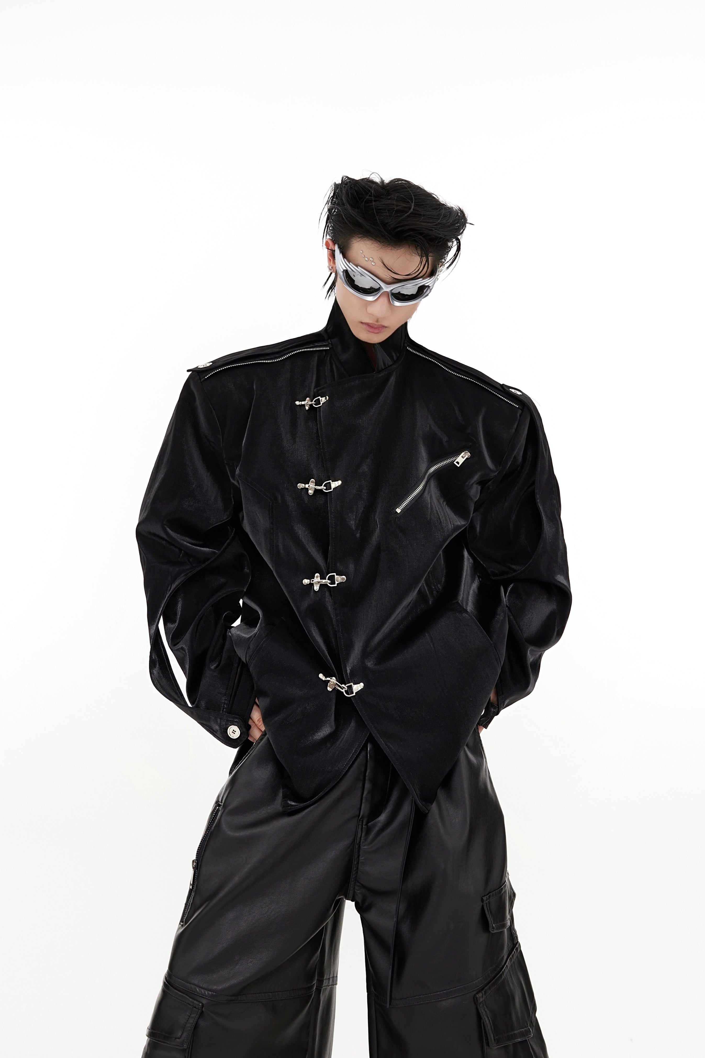 【23s August.】Chinese Style Liquid Streamer Jacket-IYAMIUIO