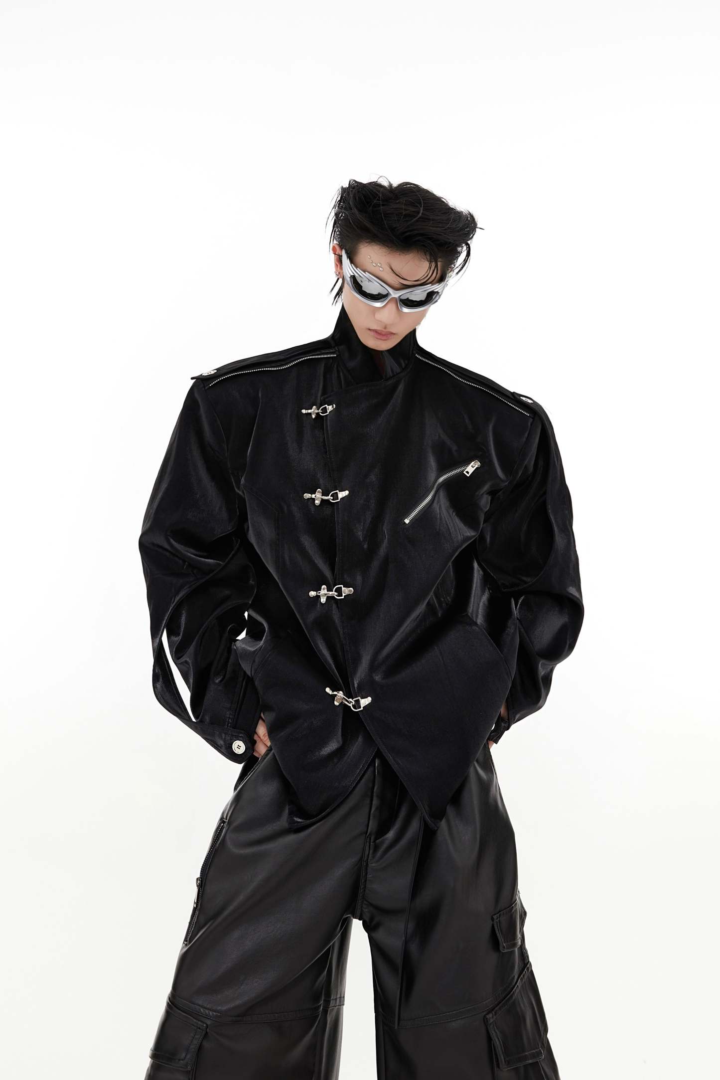 【23s August.】Chinese Style Liquid Streamer Jacket-IYAMIUIO