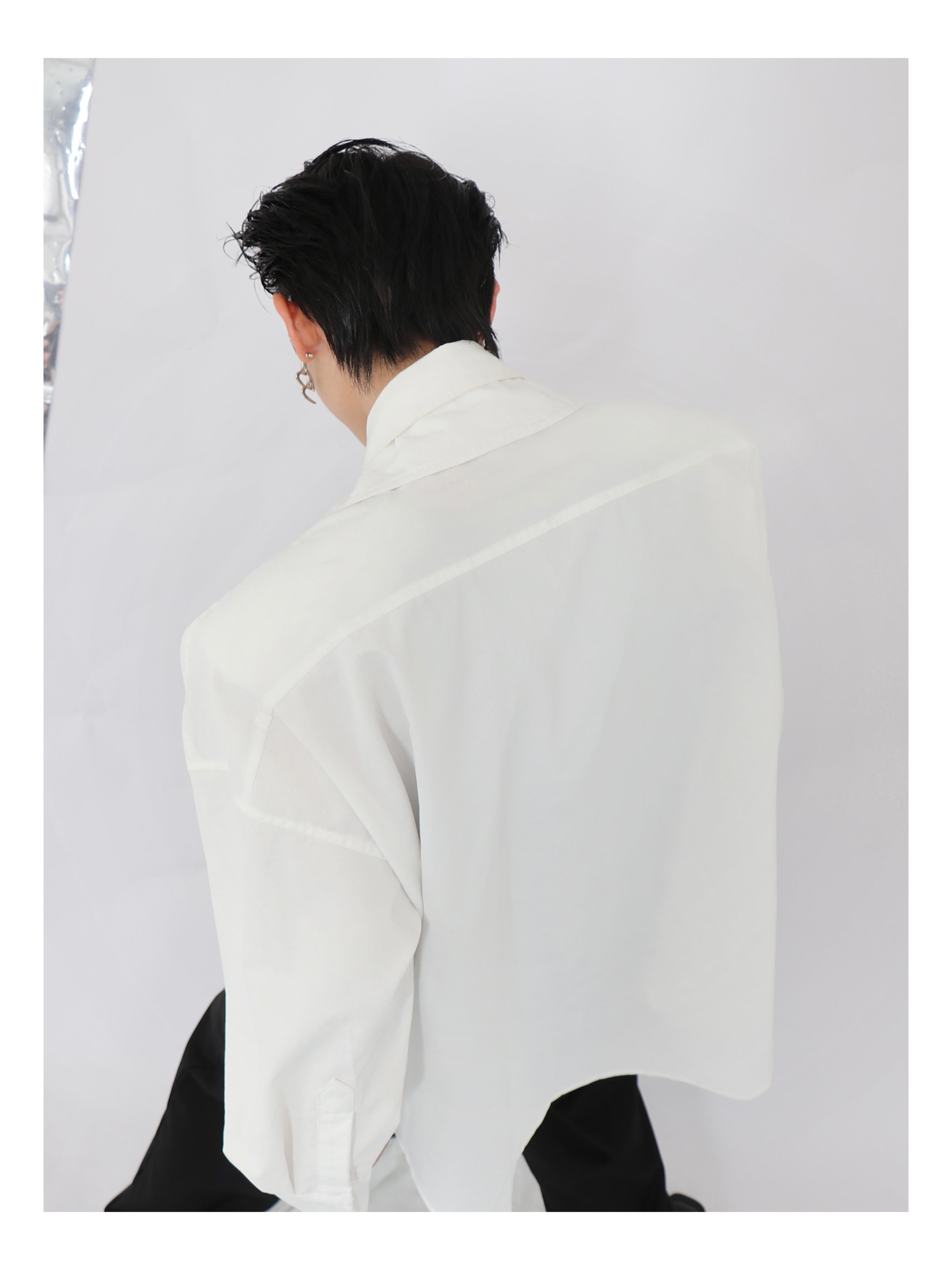 Double White Shirt-IYAMIUIO