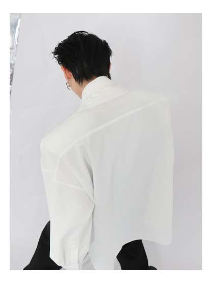 Double White Shirt-IYAMIUIO