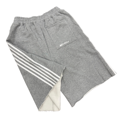 SPIKE SHORTS (GREY/WHITE)-IYAMIUIO