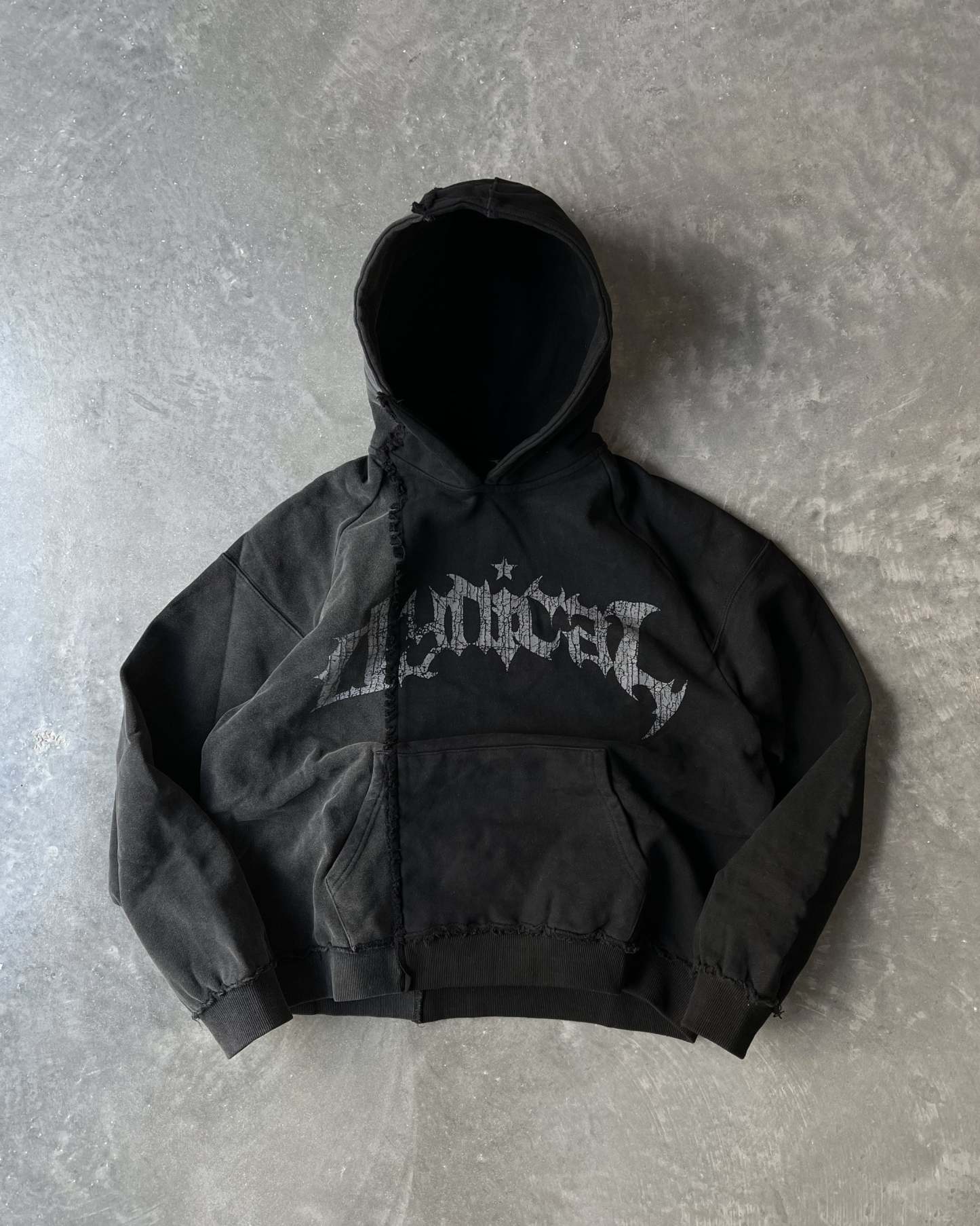 SPLIT PULLOVER (NOIR/COAL)-IYAMIUIO