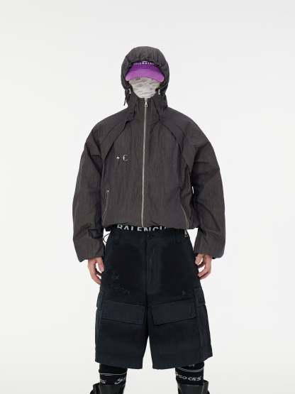 【24s Sep.】Washed Distressed Metal Decoration Jacket-IYAMIUIO