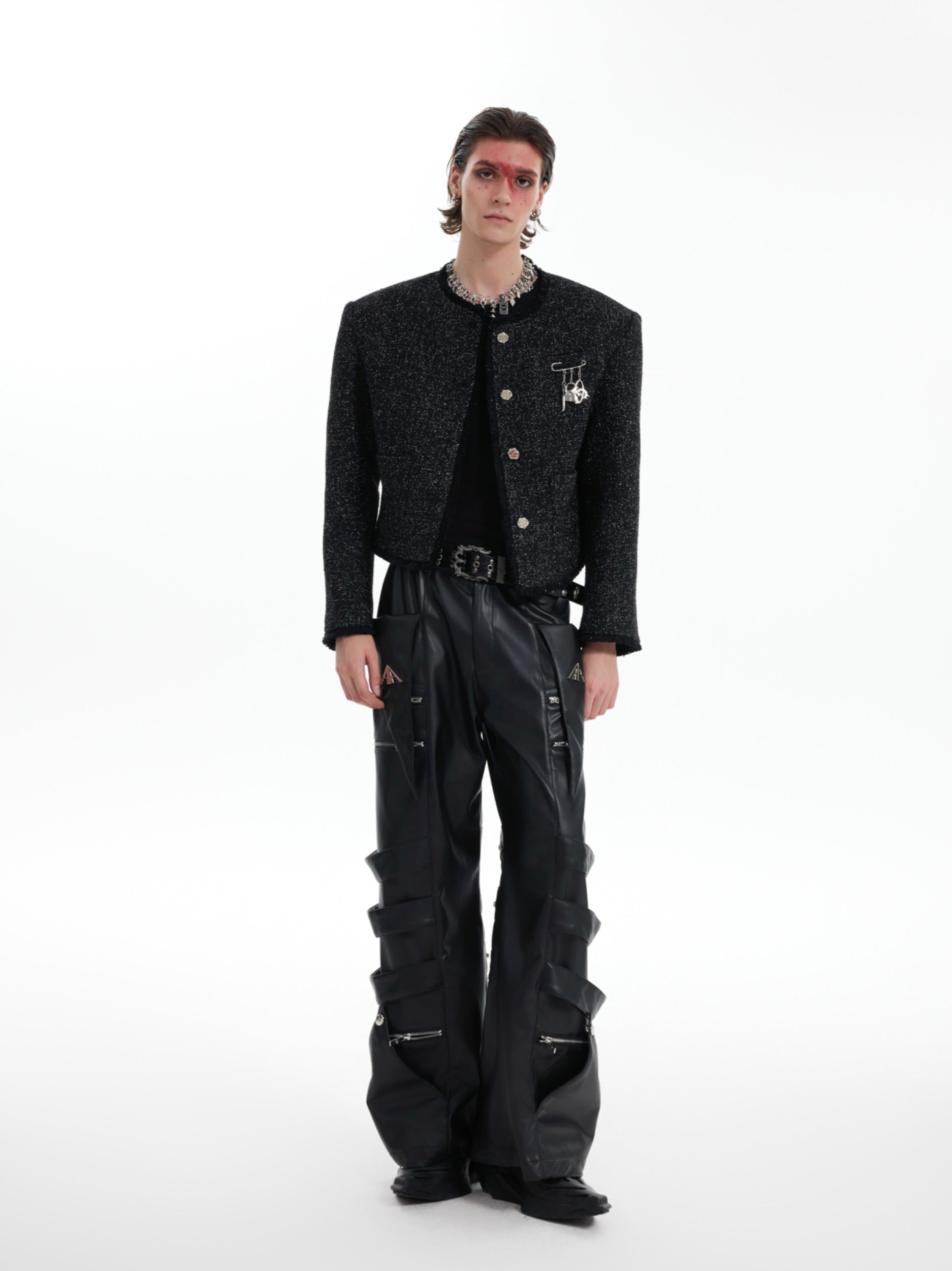 【24s Oct.】Chanel Style Shiny Texture Light Luxury Jacket-IYAMIUIO