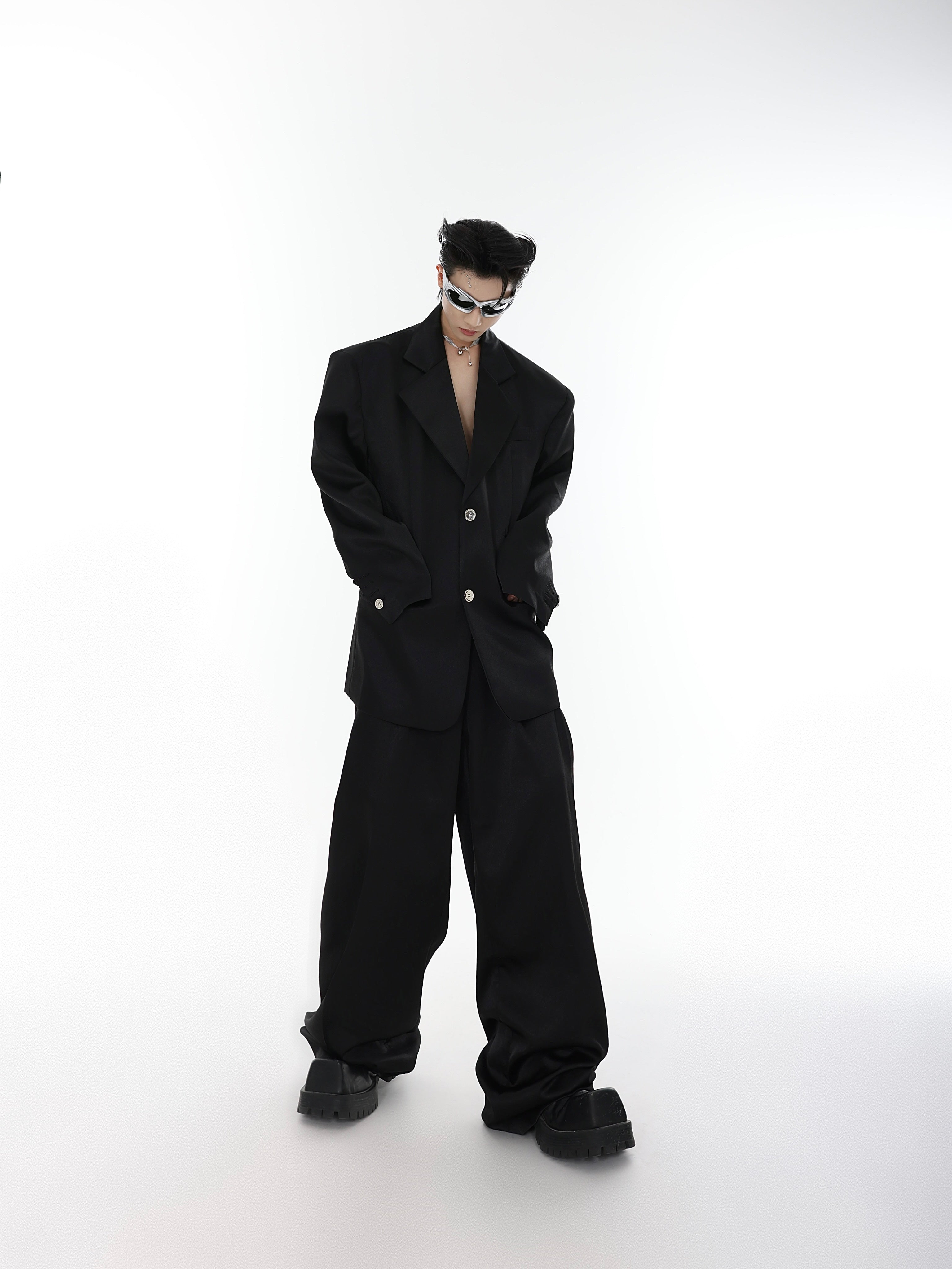 【23s August.】Simple Shoulder Pad Suit-IYAMIUIO