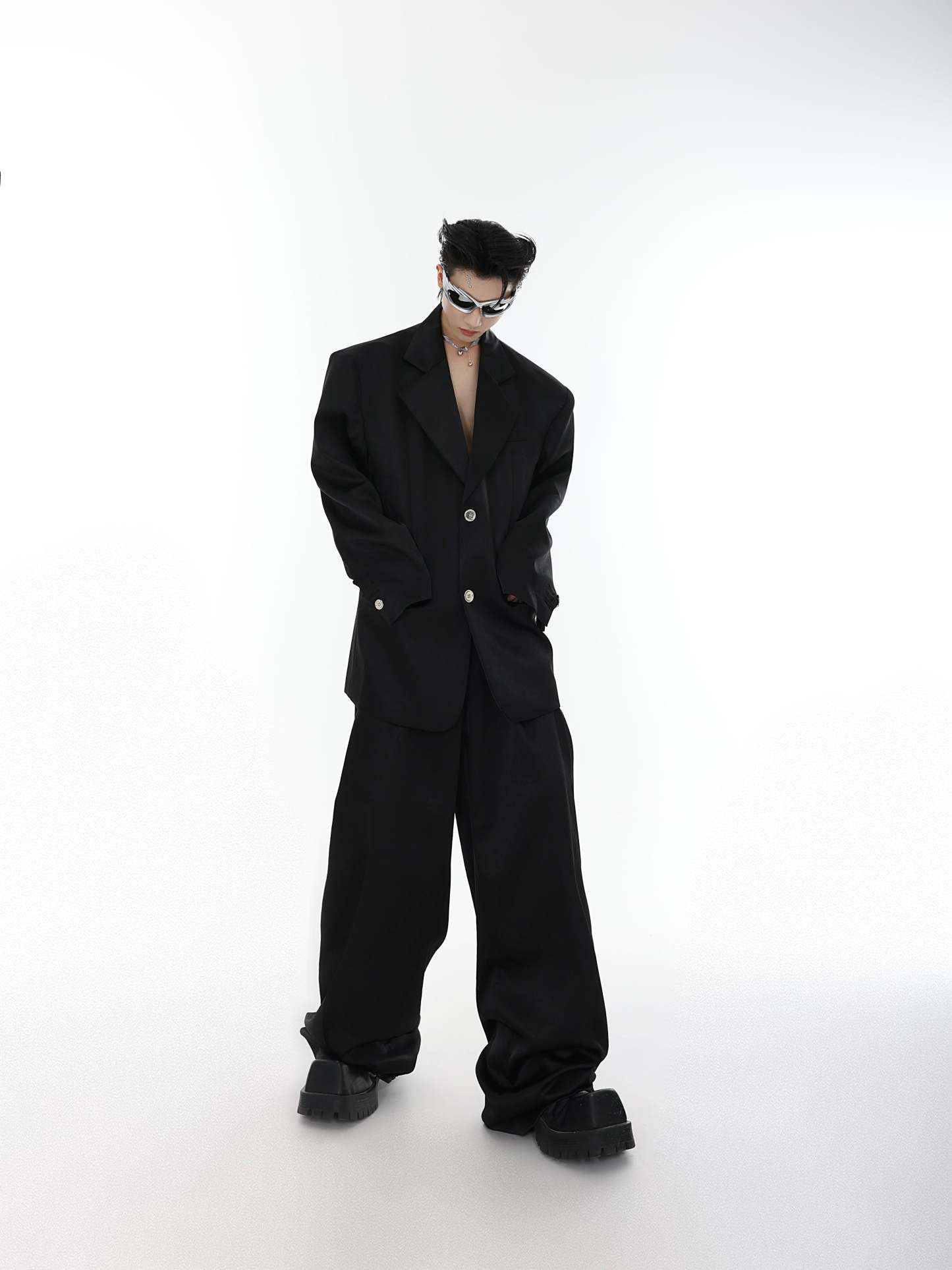 【23s August.】Simple Shoulder Pad Suit-IYAMIUIO