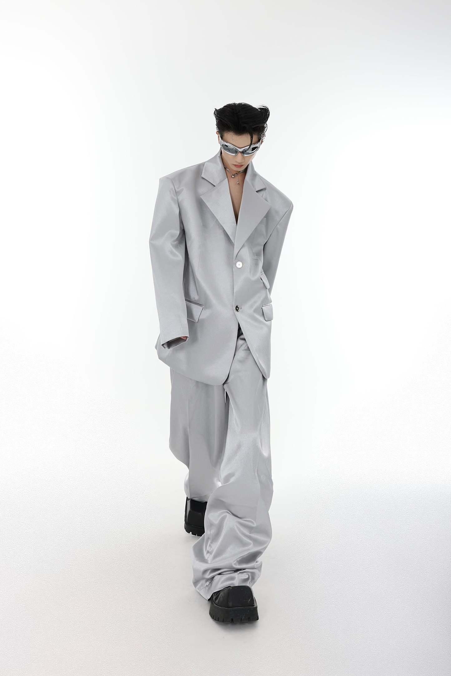 【23s August.】Simple Shoulder Pad Suit-IYAMIUIO