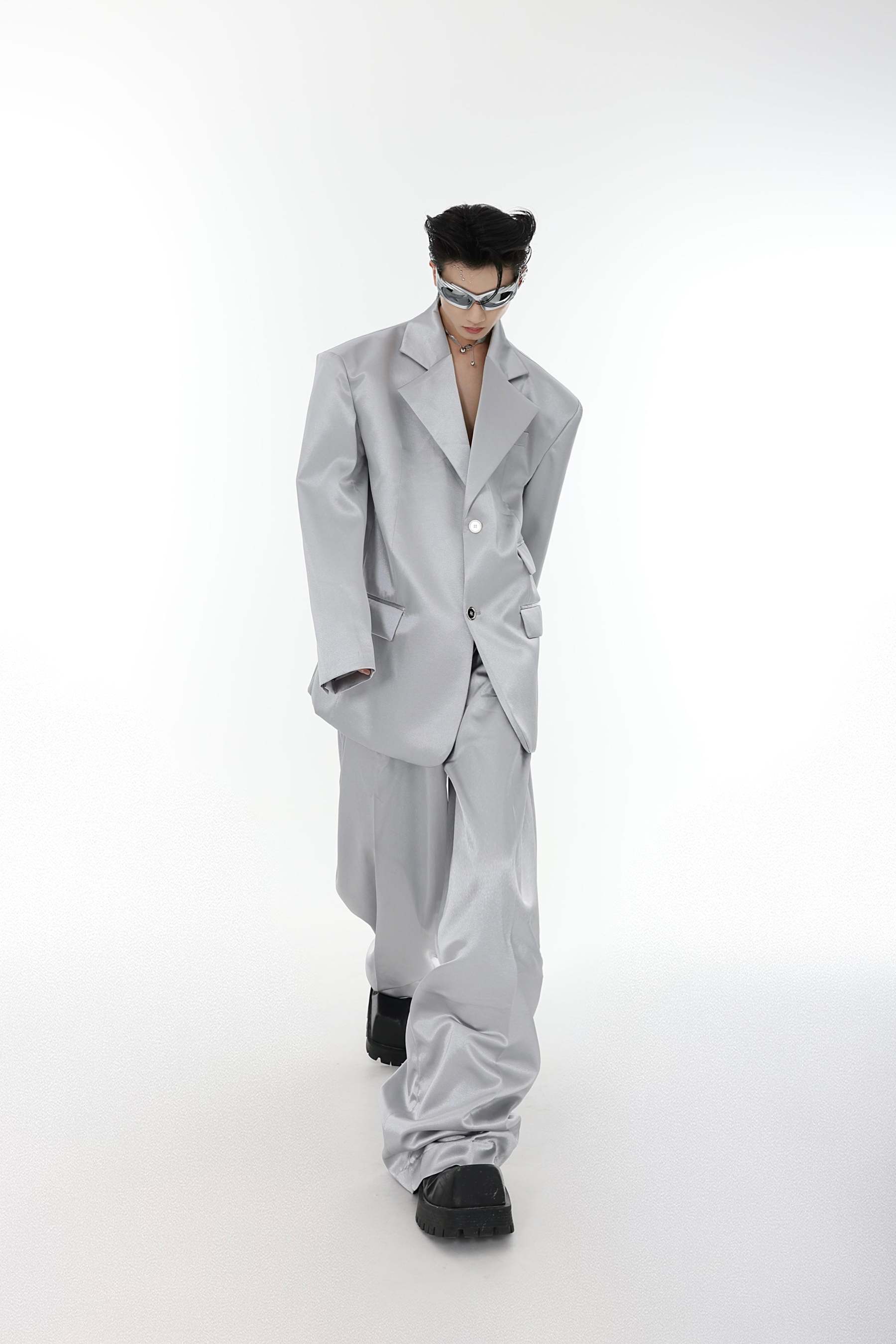【23s August.】Simple Shoulder Pad Suit-IYAMIUIO