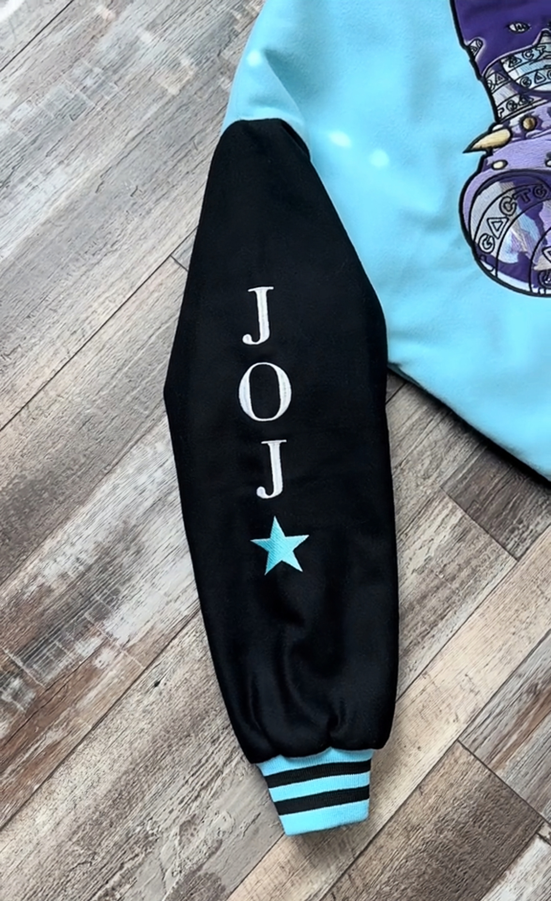 “WHITE SNAKE” Varsity Jacket-IYAMIUIO