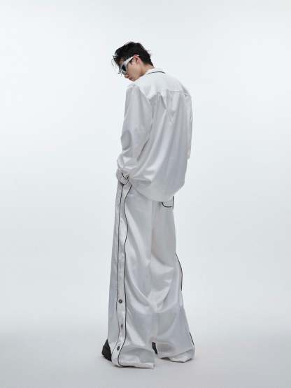 【24s Aug.】High-end Ice Silk Loungewear Pajamas Set-IYAMIUIO