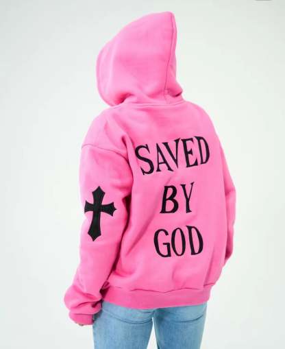 SAVED HOODIE (PINK)-IYAMIUIO