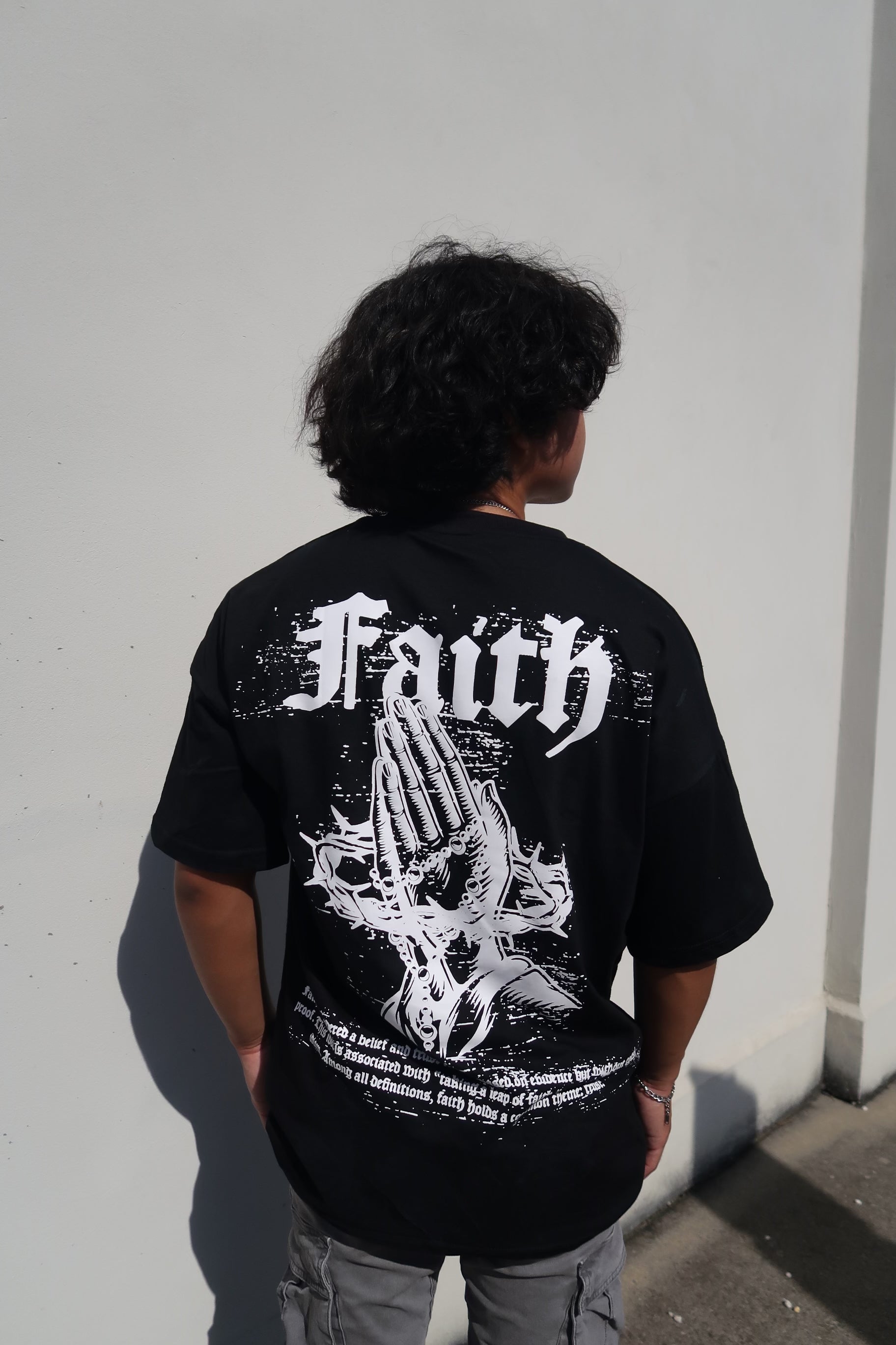 FAITH TEE (BLACK)-IYAMIUIO