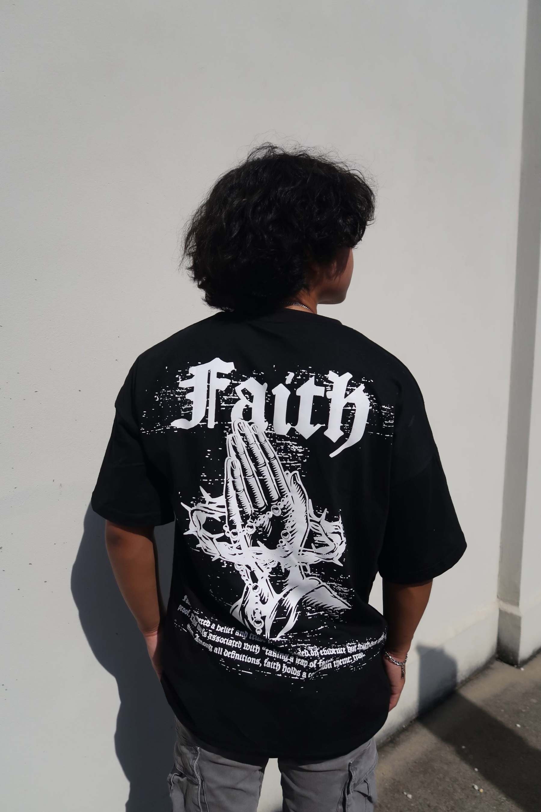 FAITH TEE (BLACK)-IYAMIUIO