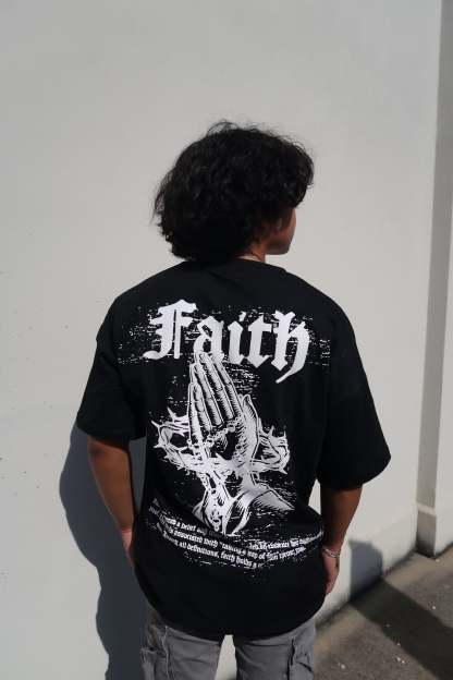 FAITH TEE (BLACK)-IYAMIUIO
