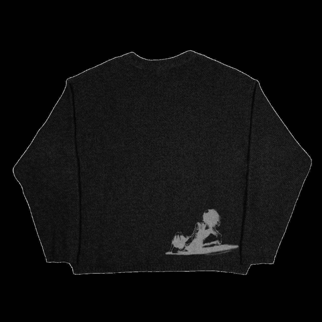 "Rumbling" Knit Black-IYAMIUIO