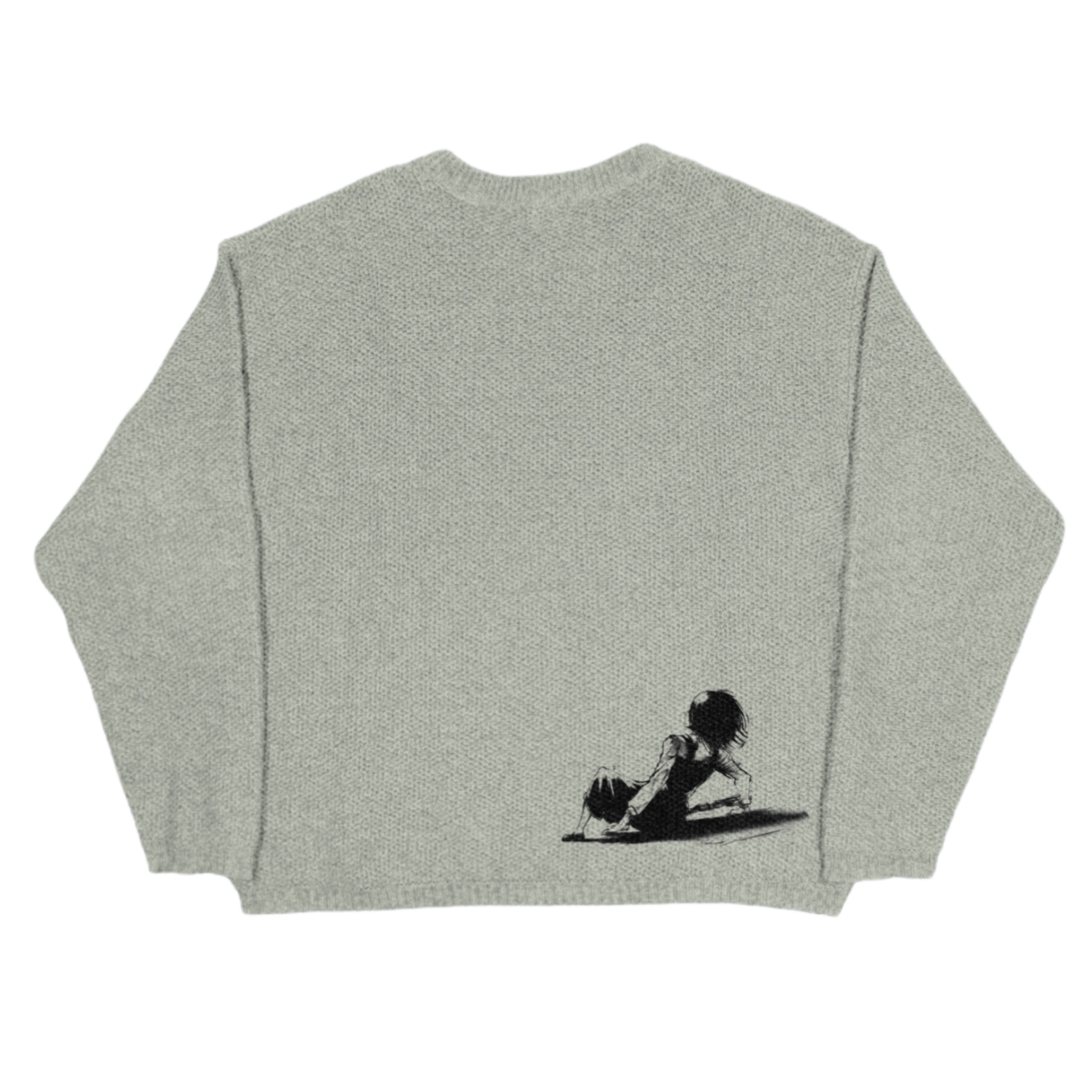 "Rumbling" Knit Gray-IYAMIUIO