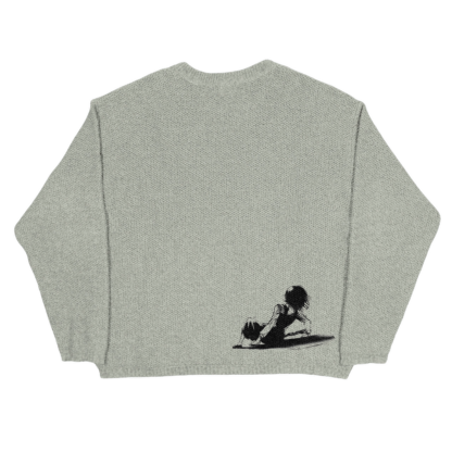 "Rumbling" Knit Gray-IYAMIUIO