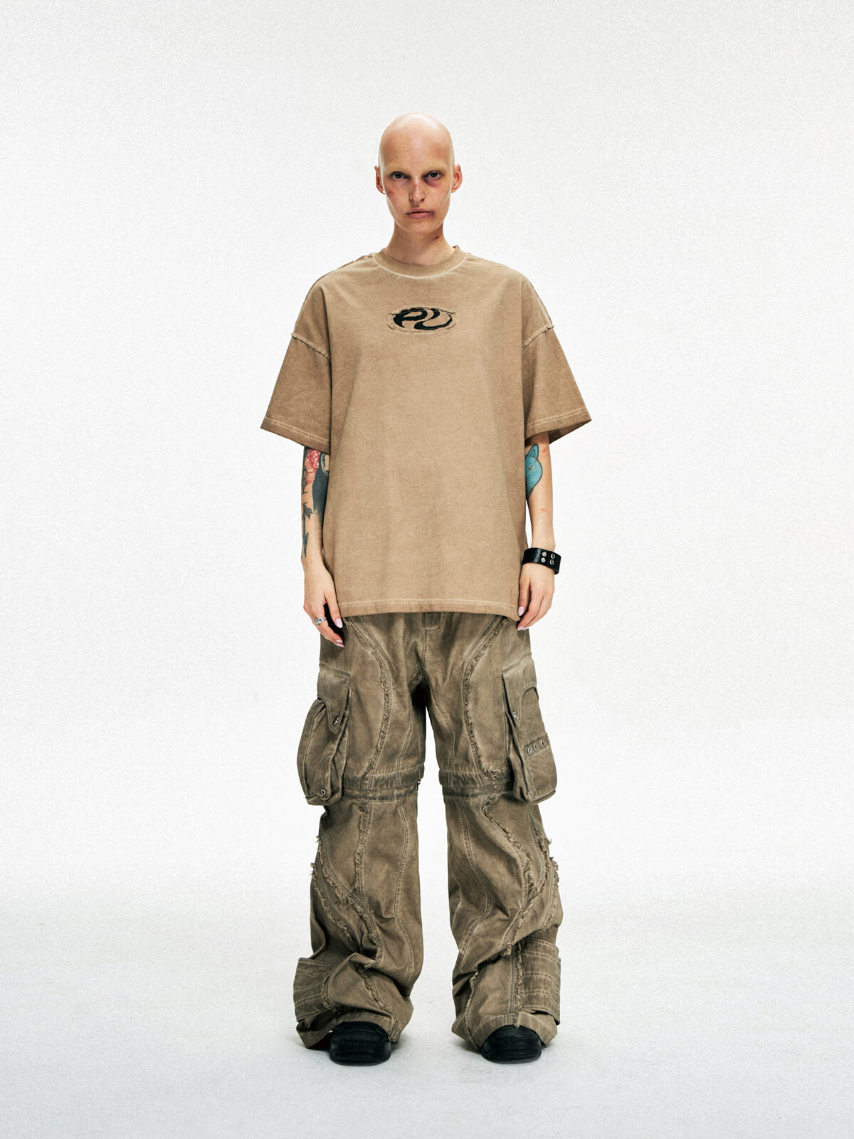 Personsoul Symbol Elements Oversized T-shirt-IYAMIUIO