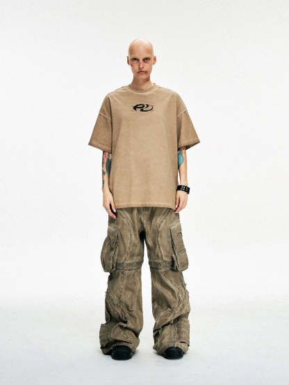 Personsoul Symbol Elements Oversized T-shirt-IYAMIUIO