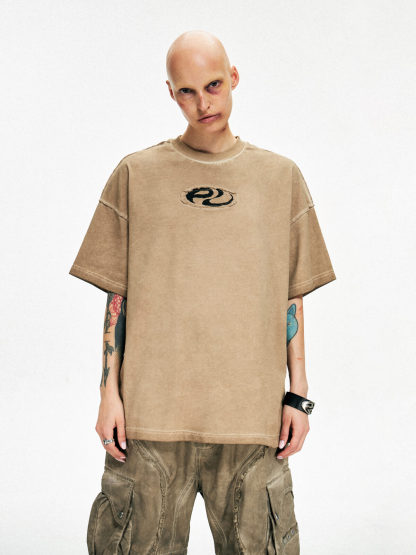 Personsoul Symbol Elements Oversized T-shirt-IYAMIUIO
