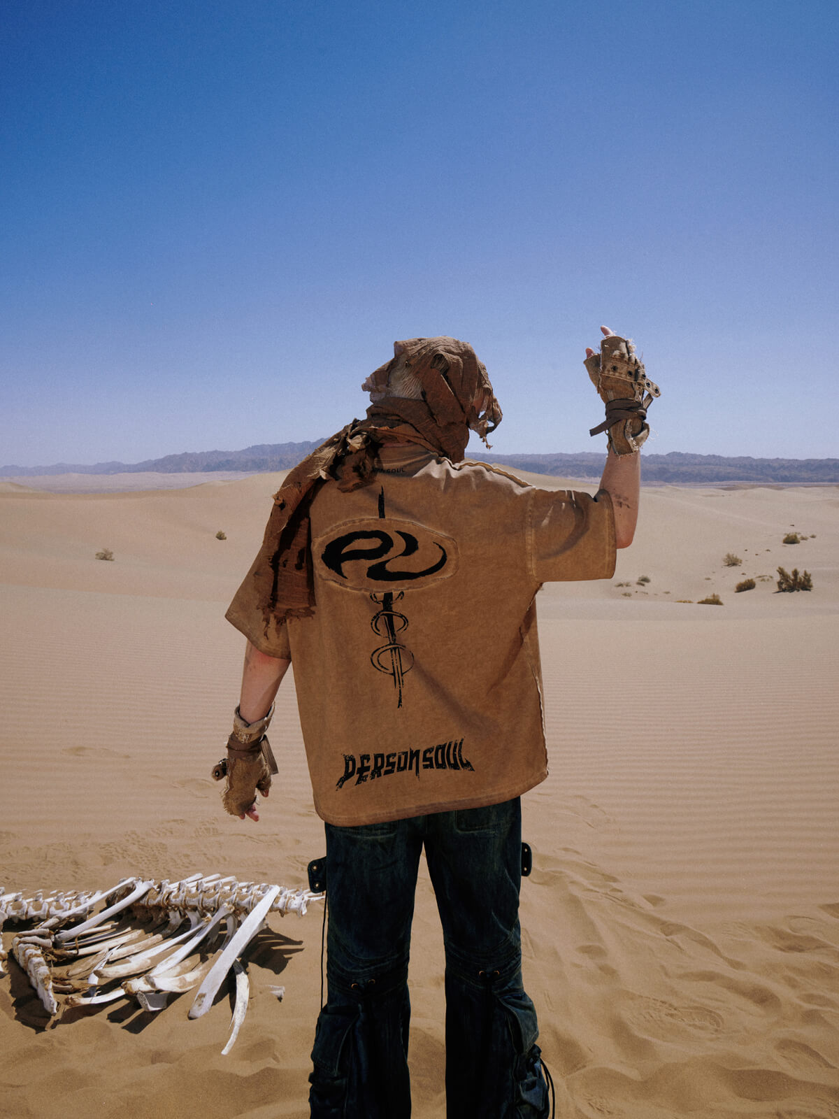 Personsoul Symbol Elements Oversized T-shirt-IYAMIUIO