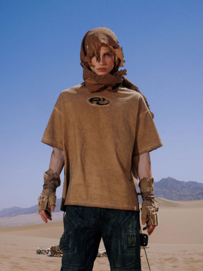 Personsoul Symbol Elements Oversized T-shirt-IYAMIUIO