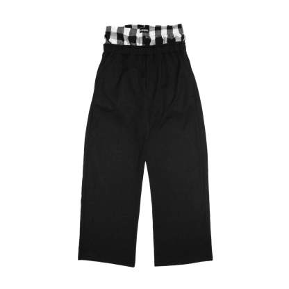 "WAR" SWEATPANTS (PITCH BLACK)-IYAMIUIO