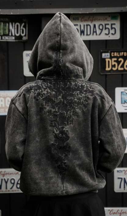 “Half a Million” Embroidery Zip-Up