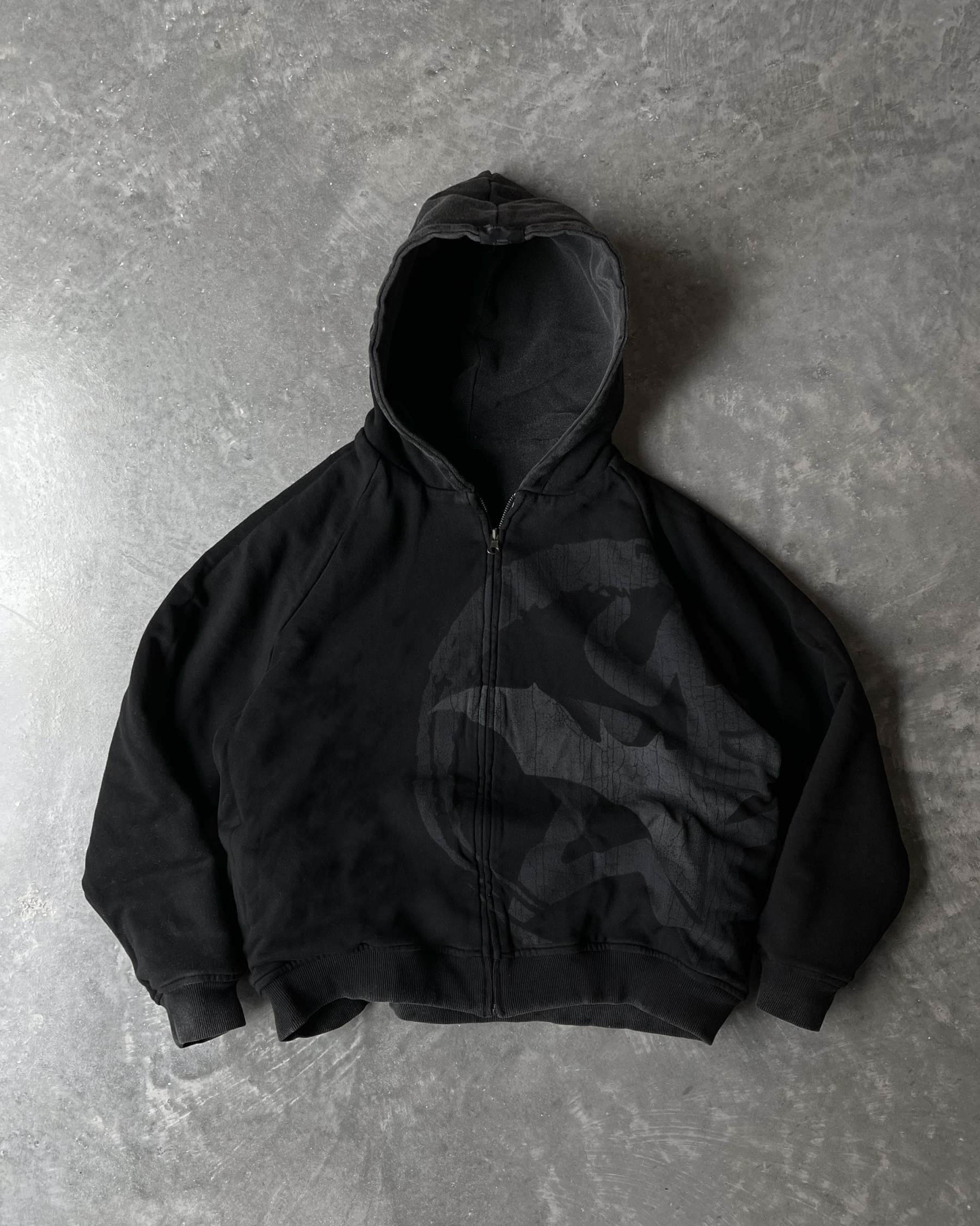 REVERSIBLE ZIPUP (COAL)-IYAMIUIO