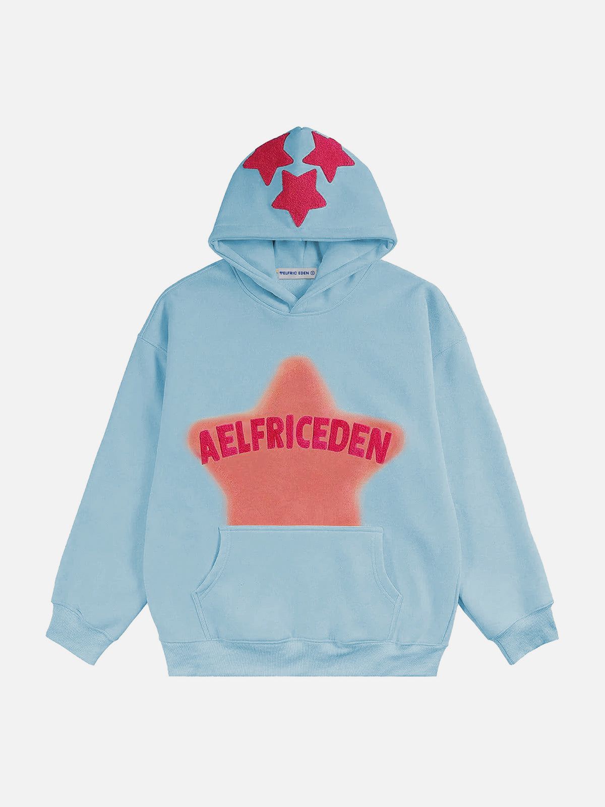 Aelfric Eden Vintage Embroidery Star Hoodie-IYAMIUIO