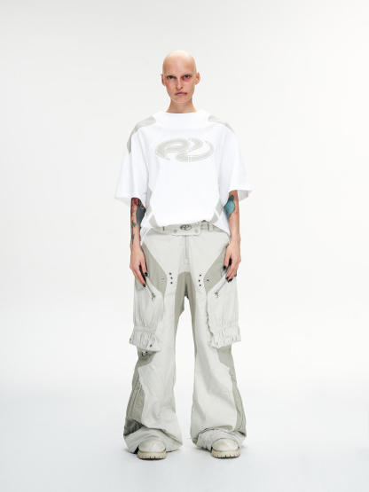 Personsoul Bootcut Cargo Pants-IYAMIUIO