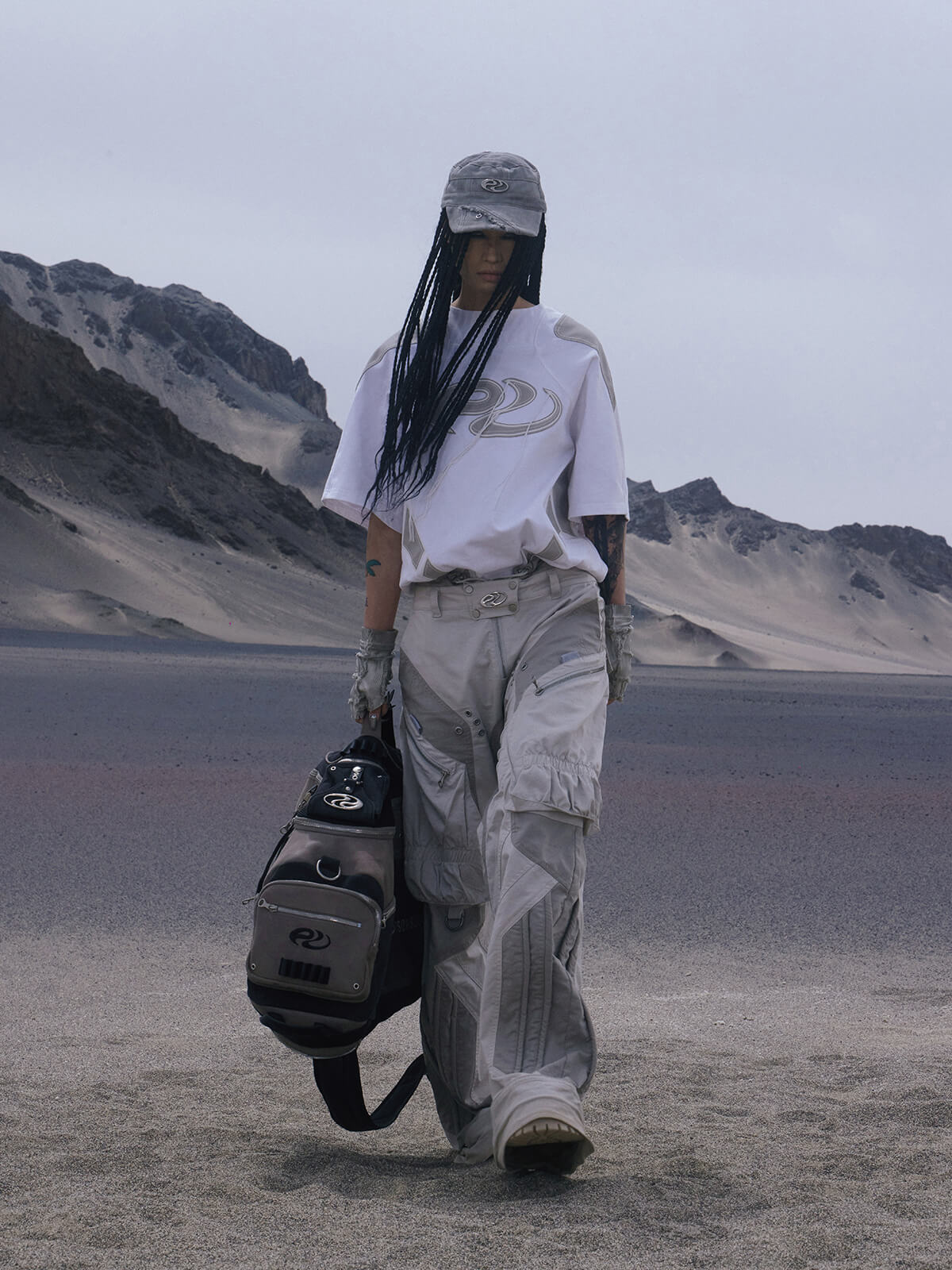 Personsoul Bootcut Cargo Pants-IYAMIUIO