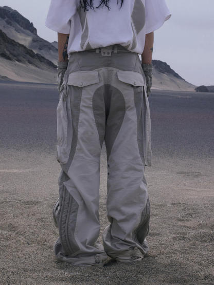Personsoul Bootcut Cargo Pants-IYAMIUIO