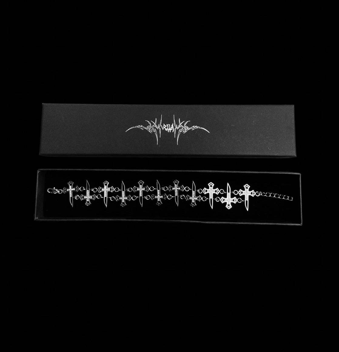 Diamond cross bracelet-IYAMIUIO