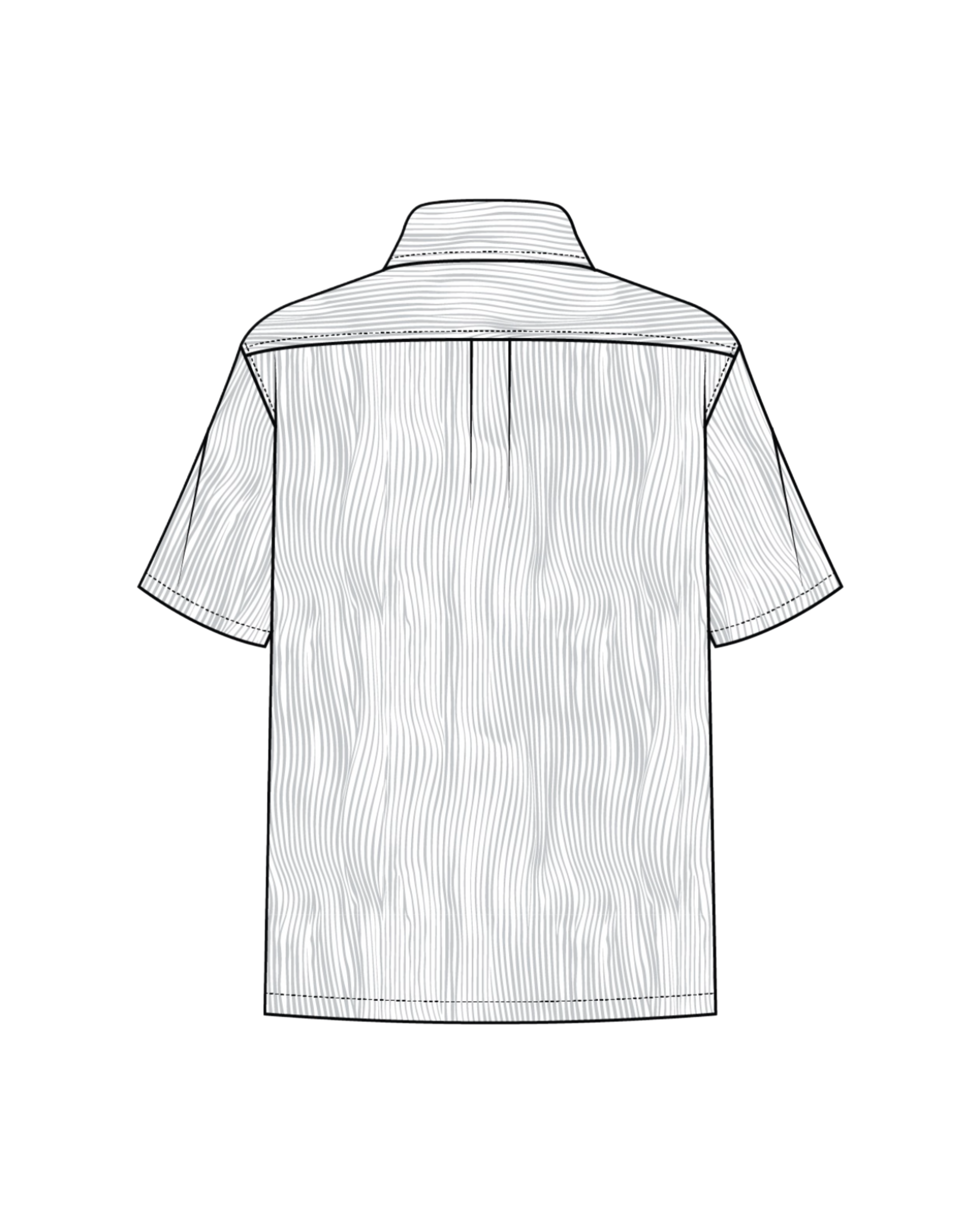 "Spaceship" Button Up-IYAMIUIO