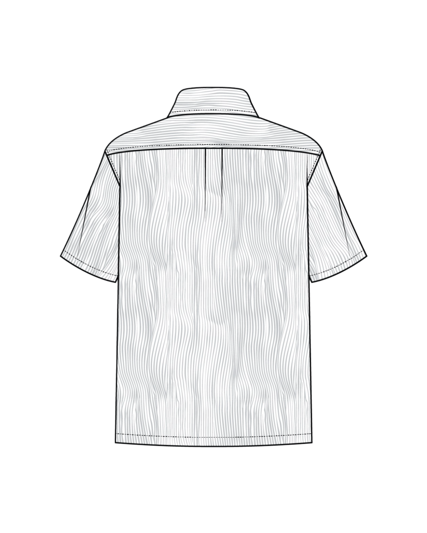 "Spaceship" Button Up-IYAMIUIO