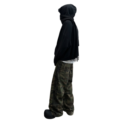 TRACK JEANS (CAMO)-IYAMIUIO