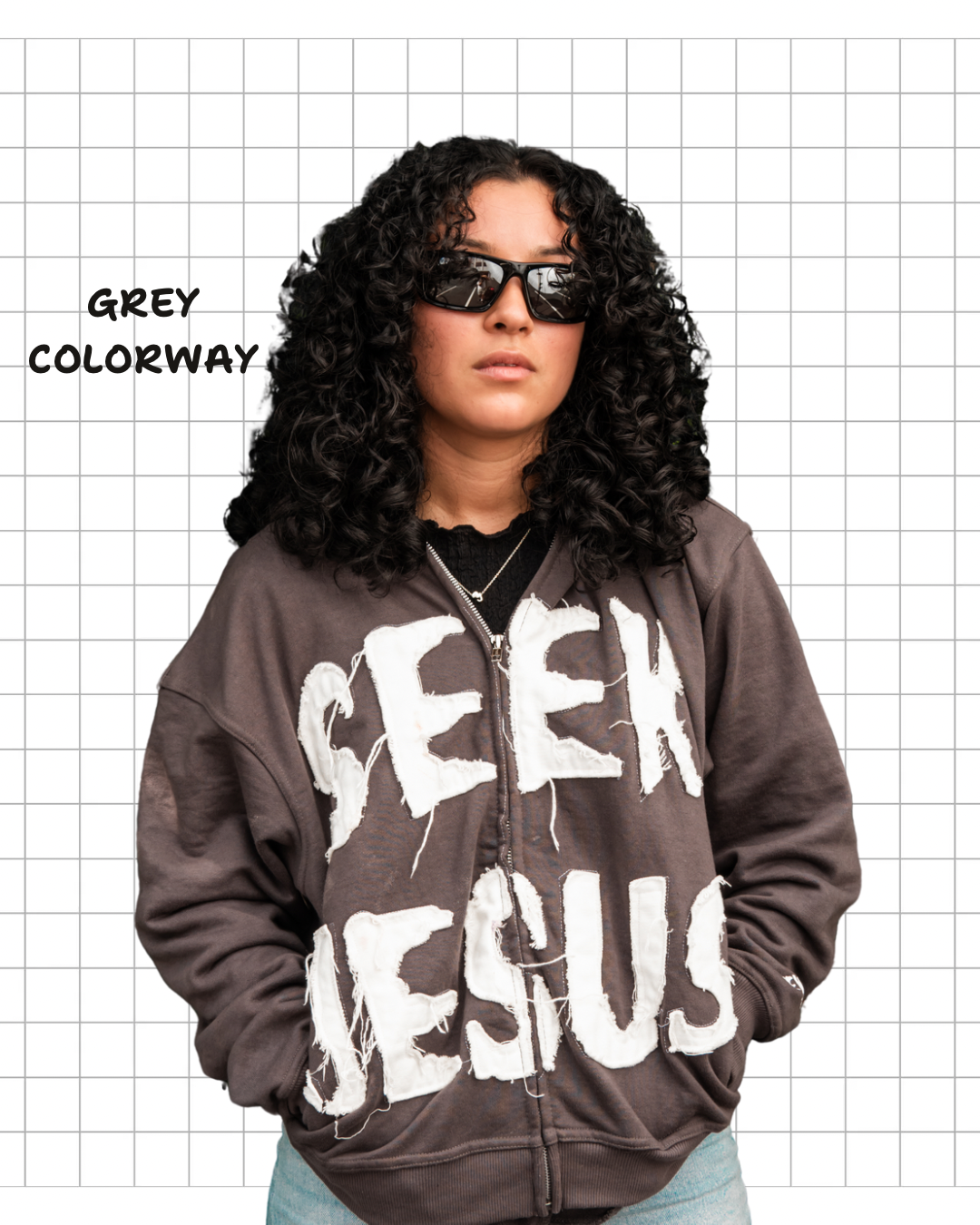 SEEK JESUS (GREY)-IYAMIUIO