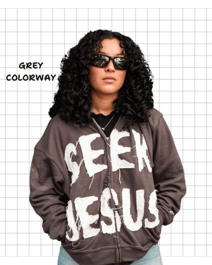 SEEK JESUS (GREY)-IYAMIUIO