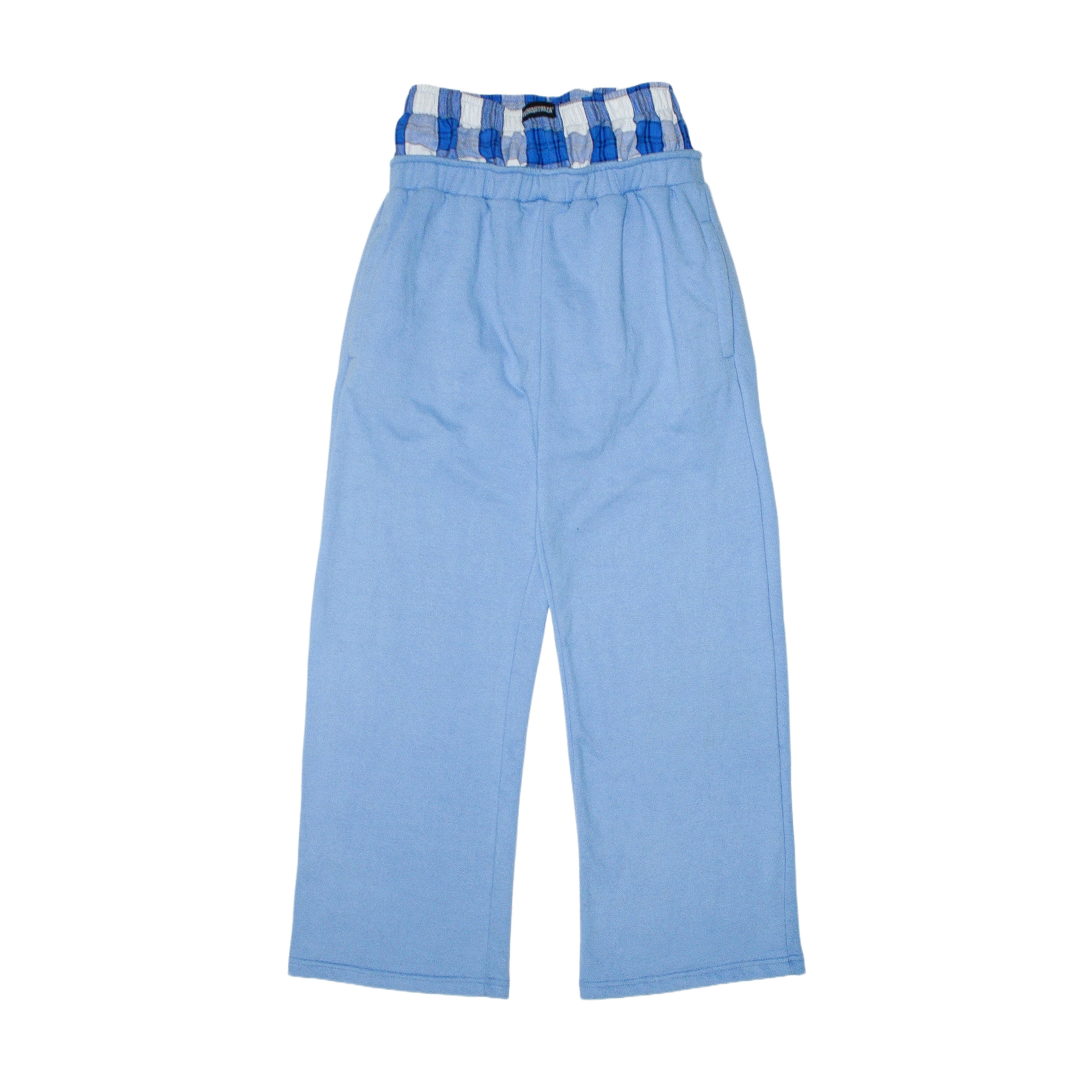 "WAR" SWEATPANTS (POWDER BLUE)-IYAMIUIO