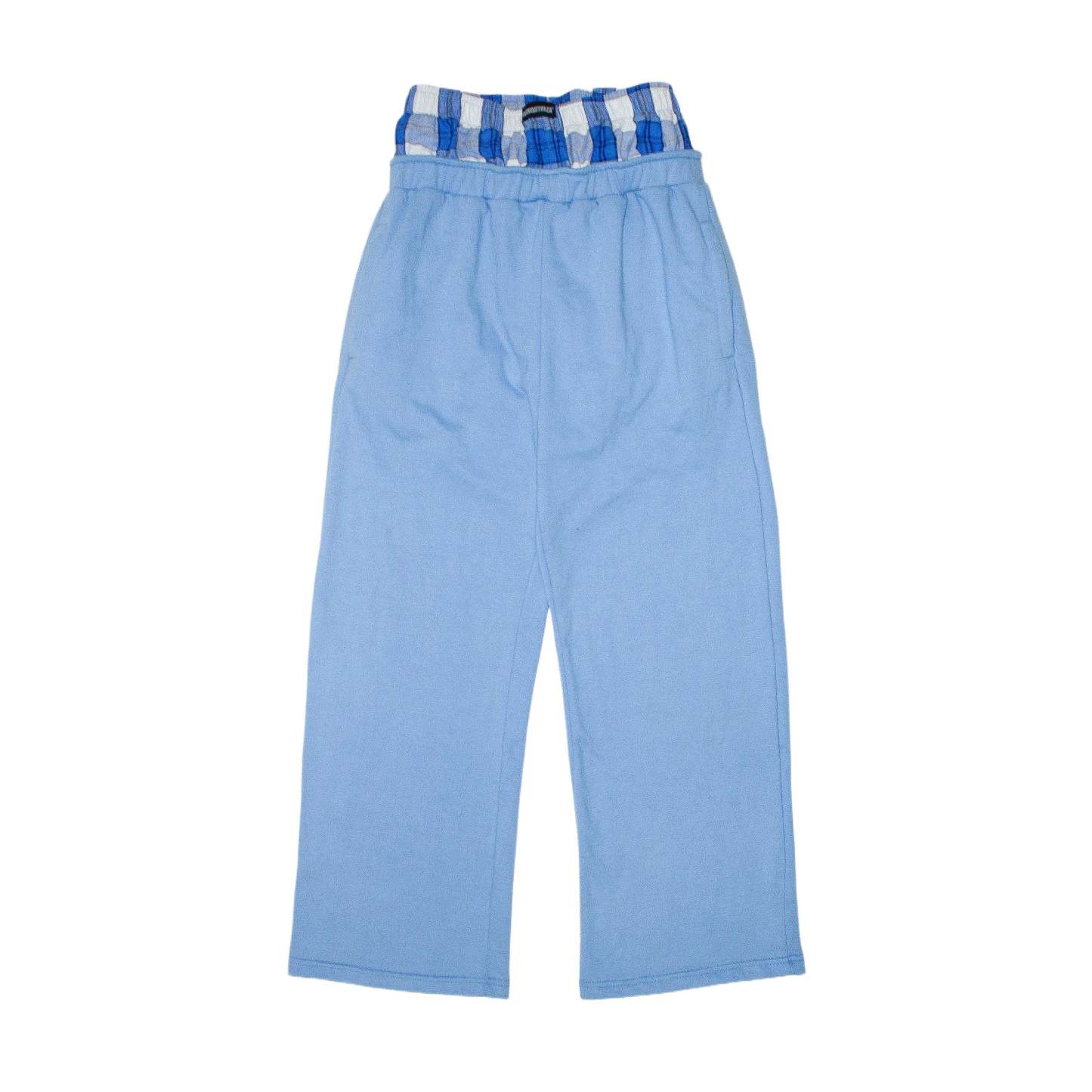 "WAR" SWEATPANTS (POWDER BLUE)-IYAMIUIO