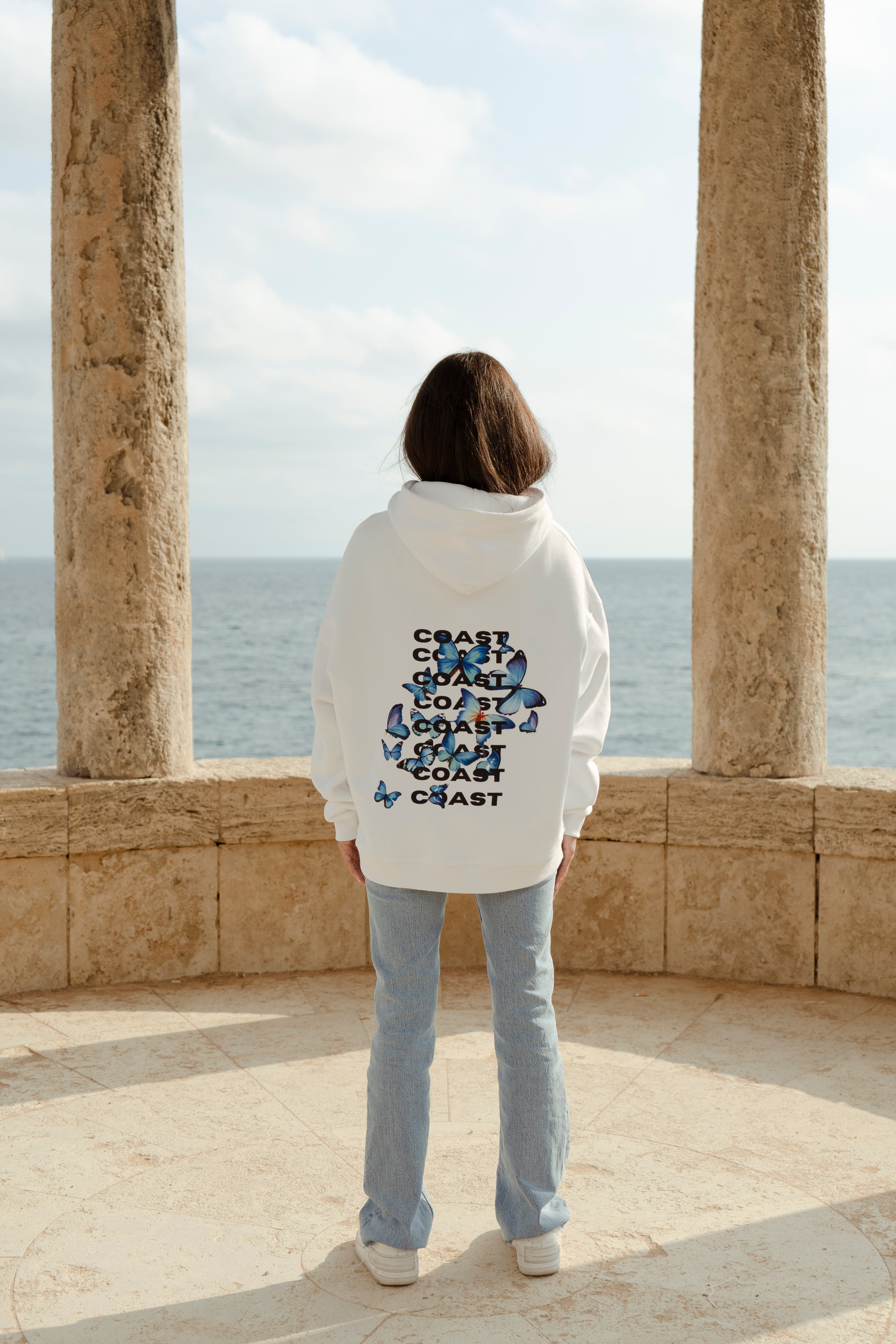 Coast Butterfly Premium Hoodie-IYAMIUIO