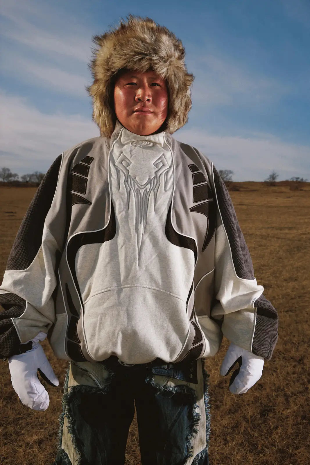 Personsoul Colorblock Turtleneck Sweatshirt-IYAMIUIO