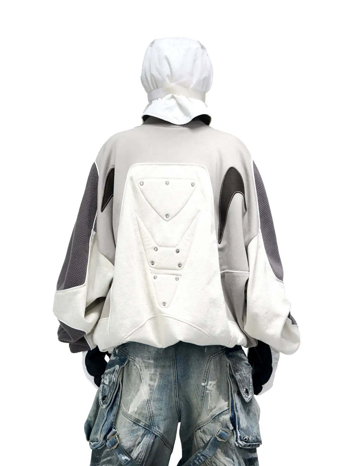 Personsoul Colorblock Turtleneck Sweatshirt-IYAMIUIO