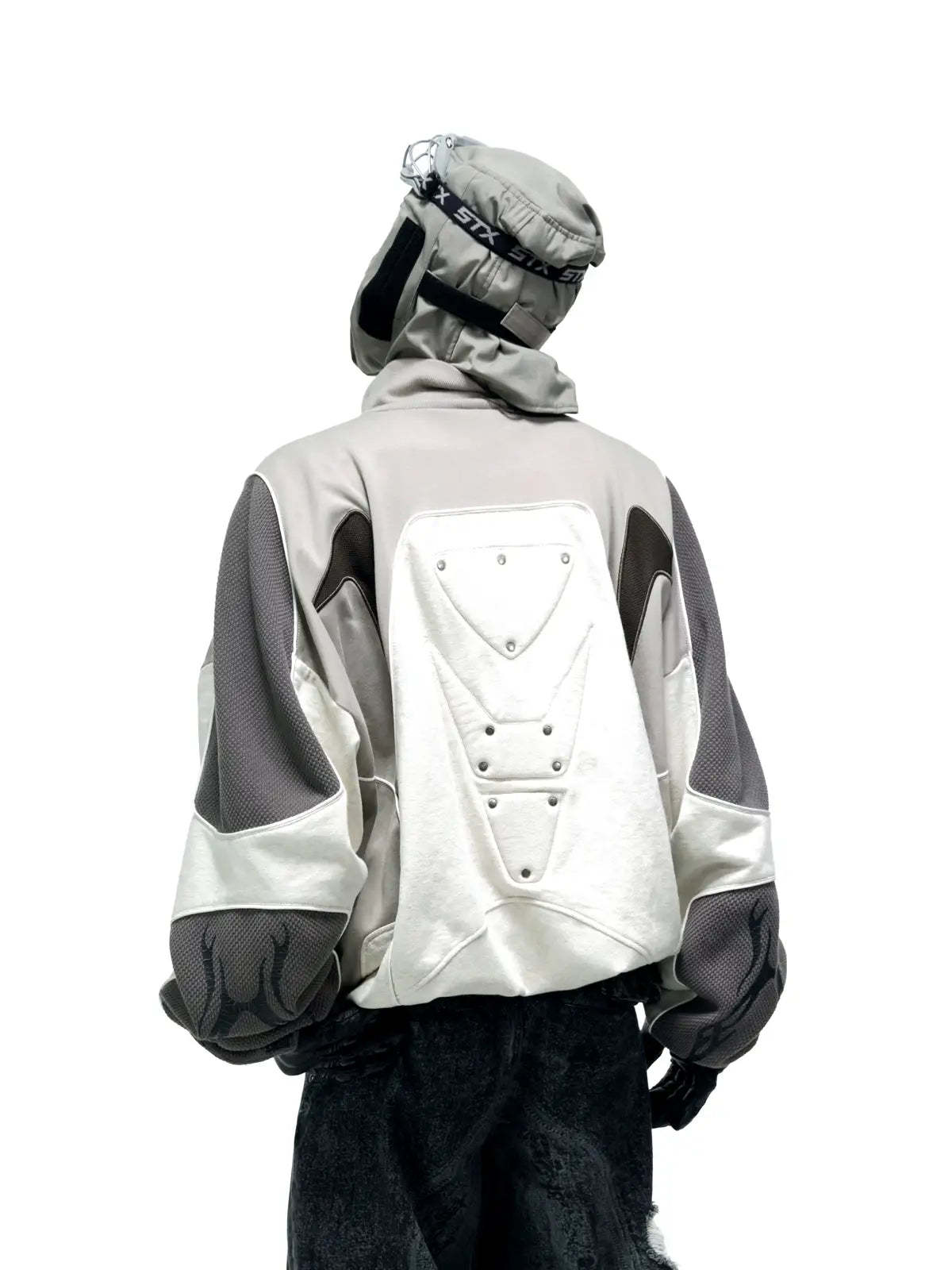 Personsoul Colorblock Turtleneck Sweatshirt-IYAMIUIO