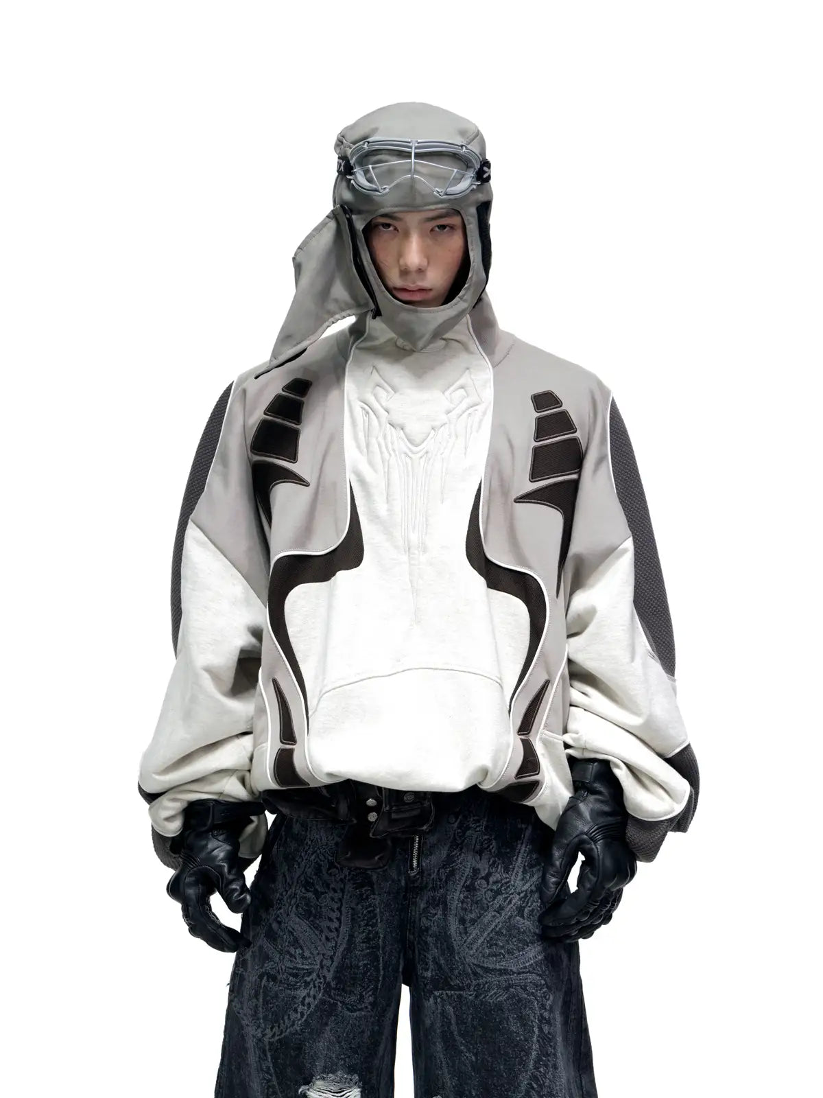 Personsoul Colorblock Turtleneck Sweatshirt-IYAMIUIO