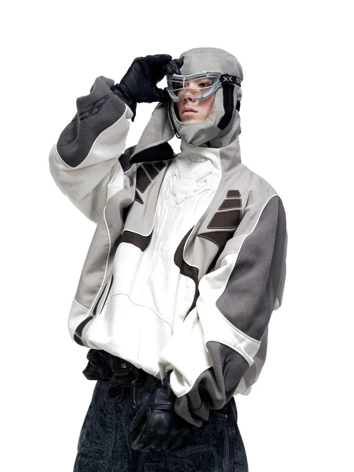 Personsoul Colorblock Turtleneck Sweatshirt-IYAMIUIO