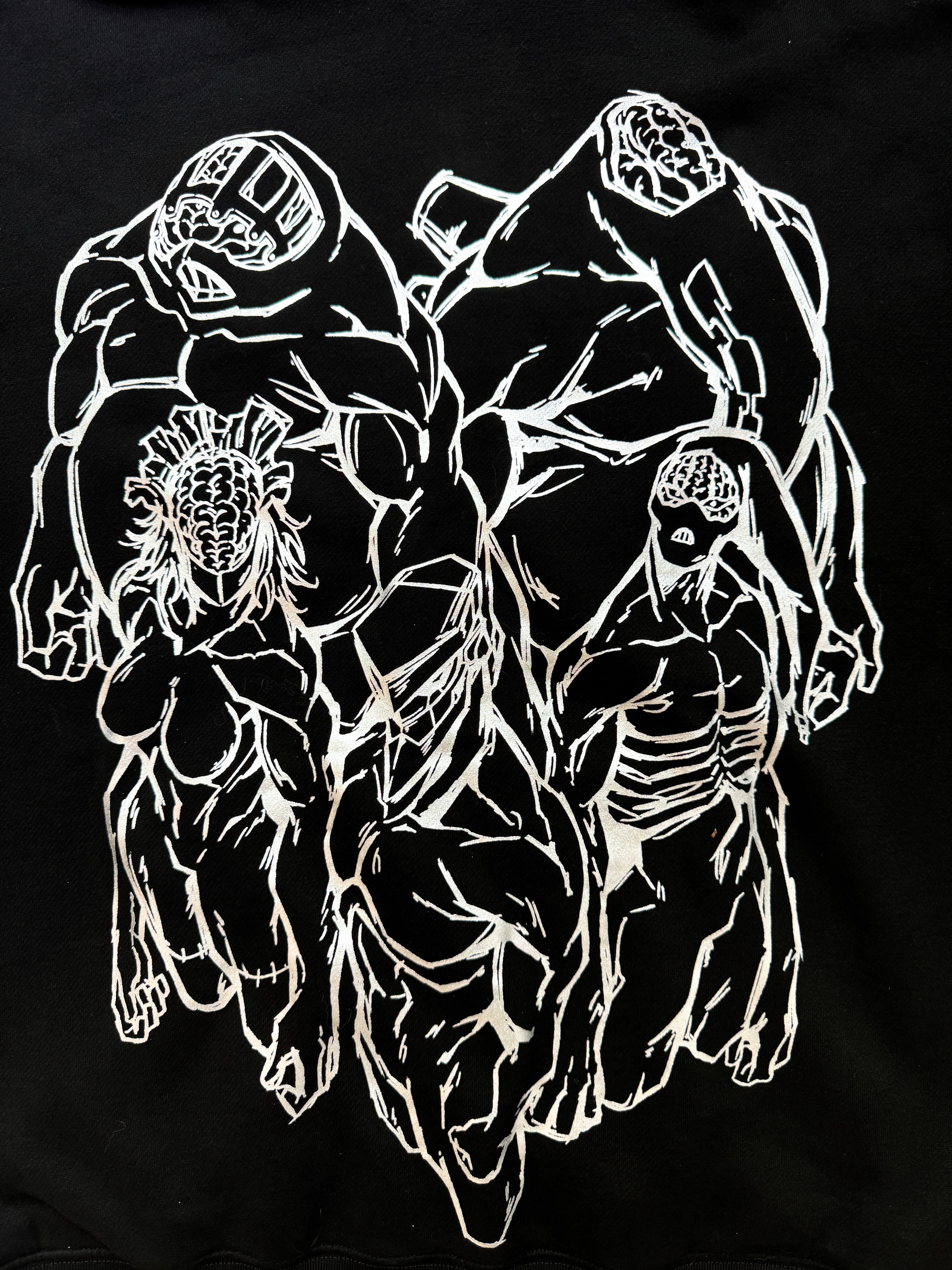 "Creature" Zip-Up Hoodie-IYAMIUIO