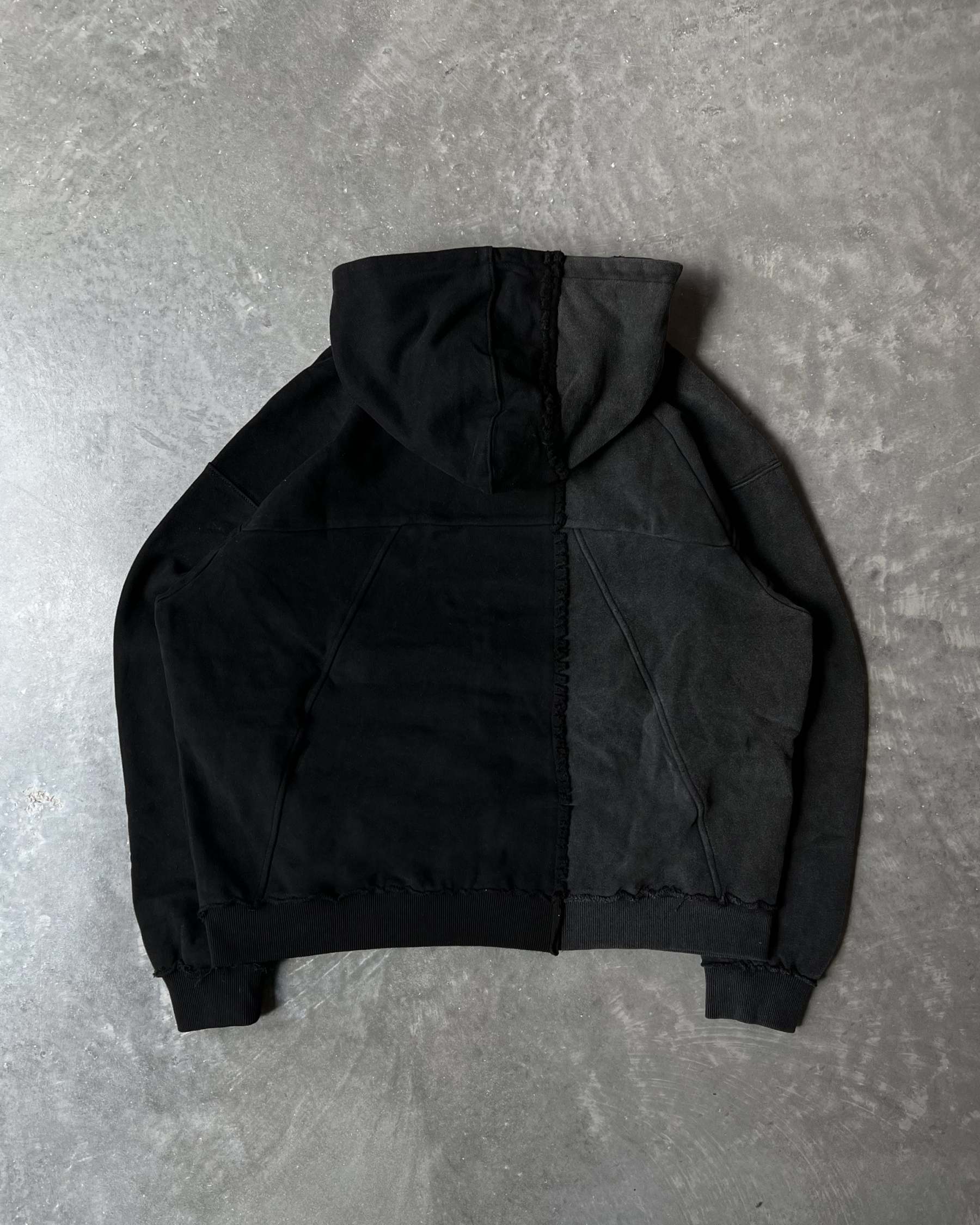 SPLIT PULLOVER (NOIR/COAL)-IYAMIUIO